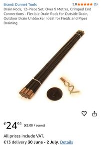 Drain rods