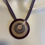 Purple medalion necklace Image 2