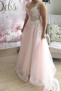 Stunning Light Coral Debs Dress