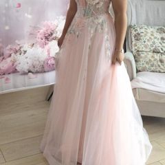 Stunning Light Coral Debs Dress