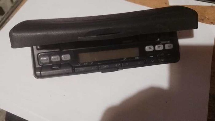Toyota Single Din Radio Cassette CD Player Face Off Panel Storage Case