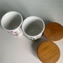Portmeiroon botonical spice   jars with wooden lids Image 7