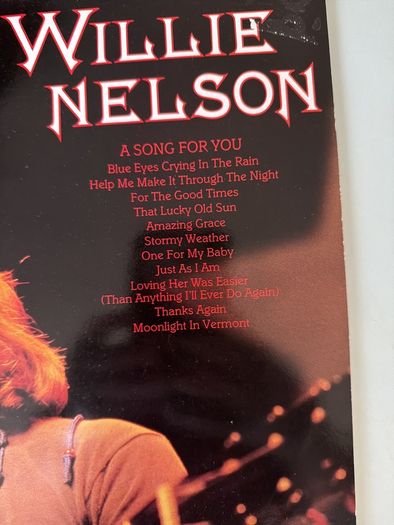vinyl Willie Nelson a song for you 1983 press