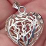 Tree of Life Filigree Sterling silver Love heart pendant set Image 6