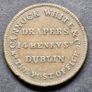 Ireland Dublin Cannock White & Co. unofficial Farthing Token, Image 3