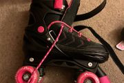 Roller Skates Pink and Black