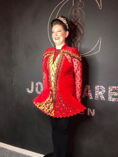 Stunning John Carey Irish Dance dress
