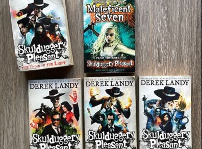 5 Books - 4 Skulduggery Pleasant Books PLUS 1 FREE BOOK