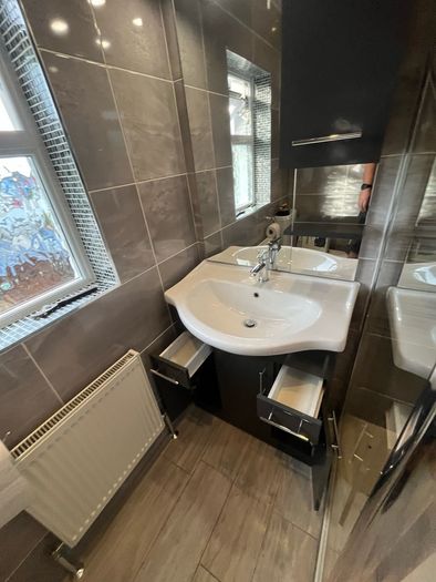 Bathroom Sink and Cabinet