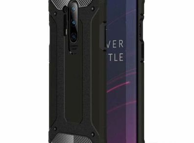 Black Shockproof Armour Case For OnePlus 8 PRO Hybrid Back Cover
