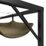 Garden Gazebo with Retractable Roof Taupe Image 4