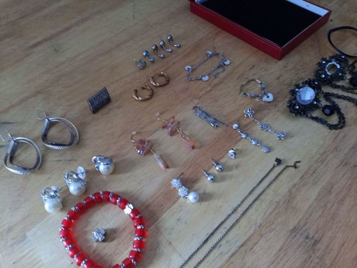 earrings, necklaces, piercing, etc