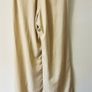 Reformation Mason Pant Sugar Cream Wide Leg Trousers Size 4 (UK 8 Image 2