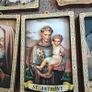 Ten Catholic Italian 3D pictures plaques, Religious devotional items, Our Lady Padre Pio Image 4