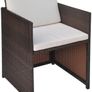 _Garden Set 11 Pieces Poly Rattan Garden Set Various Selection Image 4