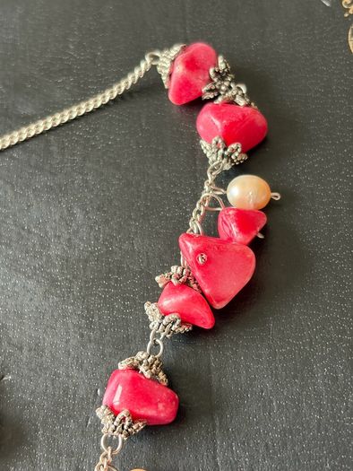 silver necklace