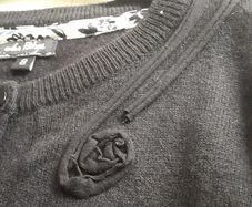 Black Fitted Cardigan Age 8