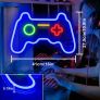 Game Neon Sign(16"x10.8"),Cisteen Gamepad Neon Light Sign with Acrylic Board, USB Powered Led Wall Light Decorations,Gaming Neon Lights for Bedroom,Game Room,Man Cave,Bar,Party Image 4