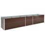Garden Raised Bed Galvanised Steel 400x80x45 cm Brown Image 3