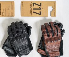 Caferacer Leather Motorcycle Gloves