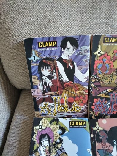 Clamp Manga Books In English 1 2 3 6 8 9 xxxHolic Manga series