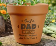 Personalised Best Ever Terracotta Plant Pot