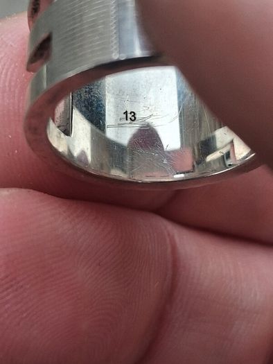 Gucci Boxed Sterling Silver Ring
