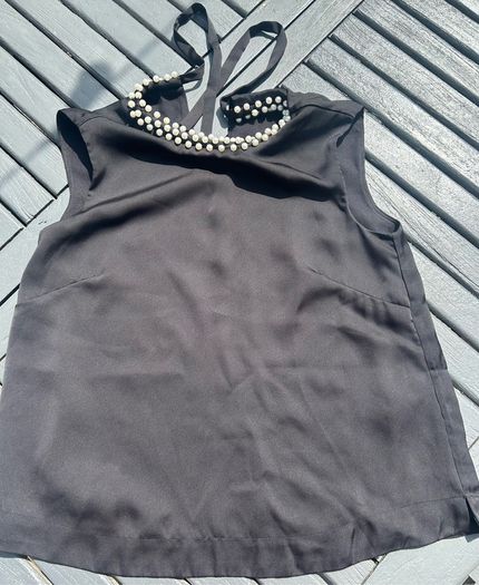 French Connection Black Dressy Top - Size UK 8