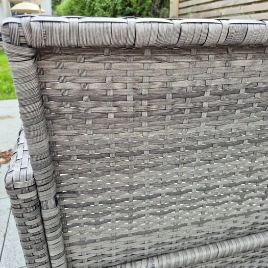 6 seater almost new rattan dining set