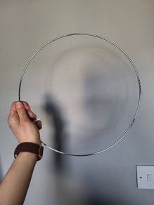 Metal hoop 30cm for crafting NEW
