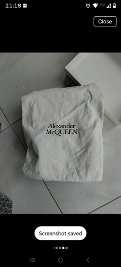 Alexander McQueen Oversized Leather Sneakers