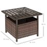 NEW Rattan Outdoor/Indoor Coffee table Image 2