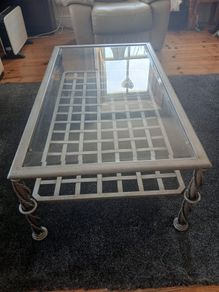 Glass Top Coffee Table