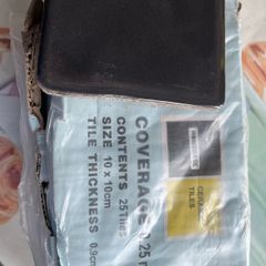 Black ceramic tiles
