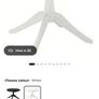 IKEA white round dining table Image 4