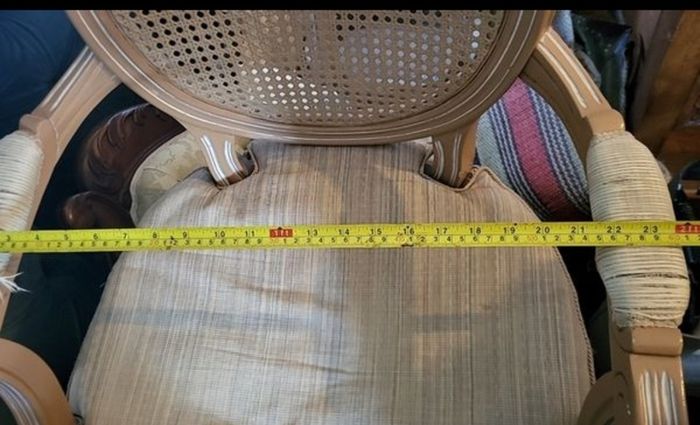 french style chair and table.