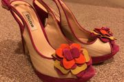 Dune unique pink heels