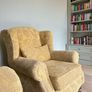 Traditional 2-Seater Sofa and Wingback Armchair Image 4