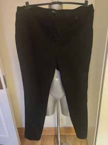 Savida black pull on jeggings size UK18 EU46 Postage included