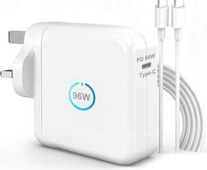 96W USB C Super Fast Charger Compatible with MacBook Pro Charger MacBook Air Charger For MacBook Pro MacBook Air 16 15 14 13 Inches Mac Laptop iPad Pro 11 Inches And All USB C Devices