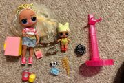 L.O.L. Surprise! Tweens Babysitting Party Dolls Rae Sands and SPF Q.