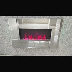electric media wall fire