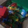 Big box of Duplo Lego And 2 x Plates for Sale Image 2