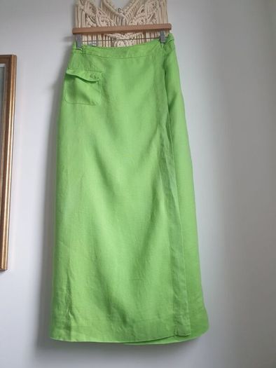 Esprit Linen Skirt Size Uk 12