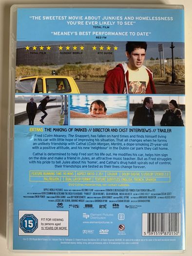 Parked [2010] Colm Meaney & Colin Morgan [Movie DVD] Irish Movie
