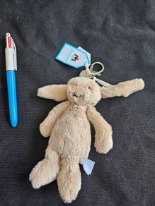 Jellycat Bashful Beige Bunny Bag Charm
