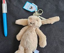 Jellycat Bashful Beige Bunny Bag Charm