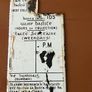 Original Enamel signs license to sell stamps. Collection times and days Image 2