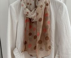 Scarf - Polka Dot with a hint of glitter
