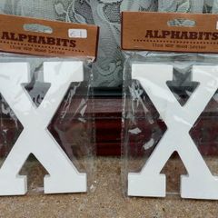Two Timber Alphabits Letter X (new).